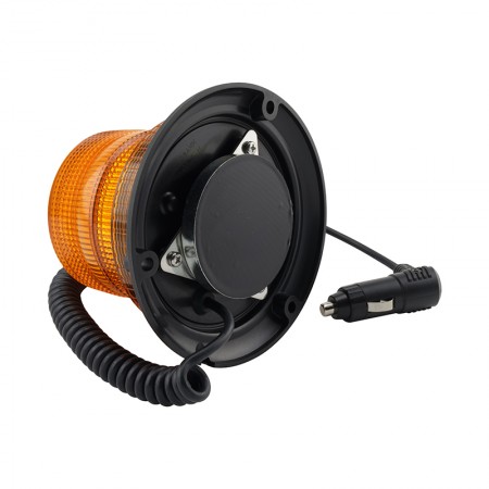 Compact Amber Warning Beacon - Magnetic Mount
